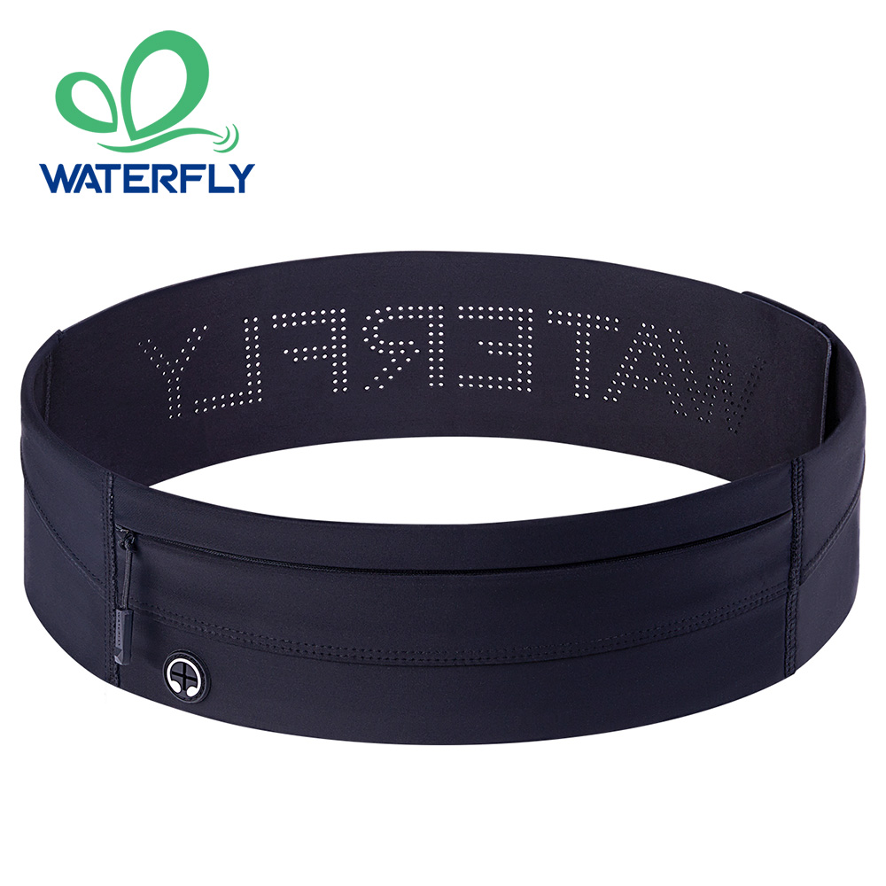 Running Gear Belt - ウォーターフライ-男性と女性のためのランニングベルト,伸縮性のあるファニーパック,スリム,スポーツ,トレーニング,マラソン,ジョギング,ウエストバッグ