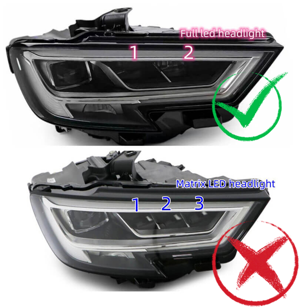 Audi、天使の目、8v0998473a、B011782-A - Running Headlamp Led のレビューと価格