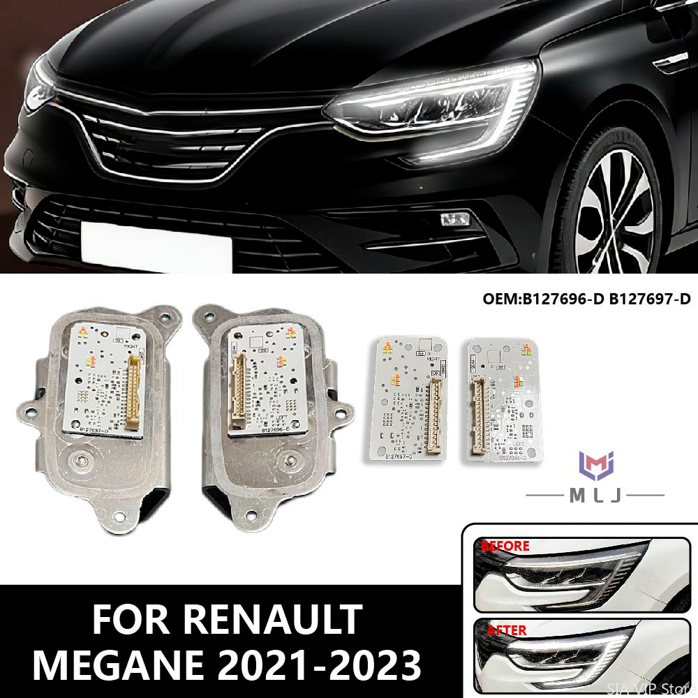 ルノー メガーヌ 2021-2023 ホワイトライトチップモ - Running Headlamp Led のレビューと価格