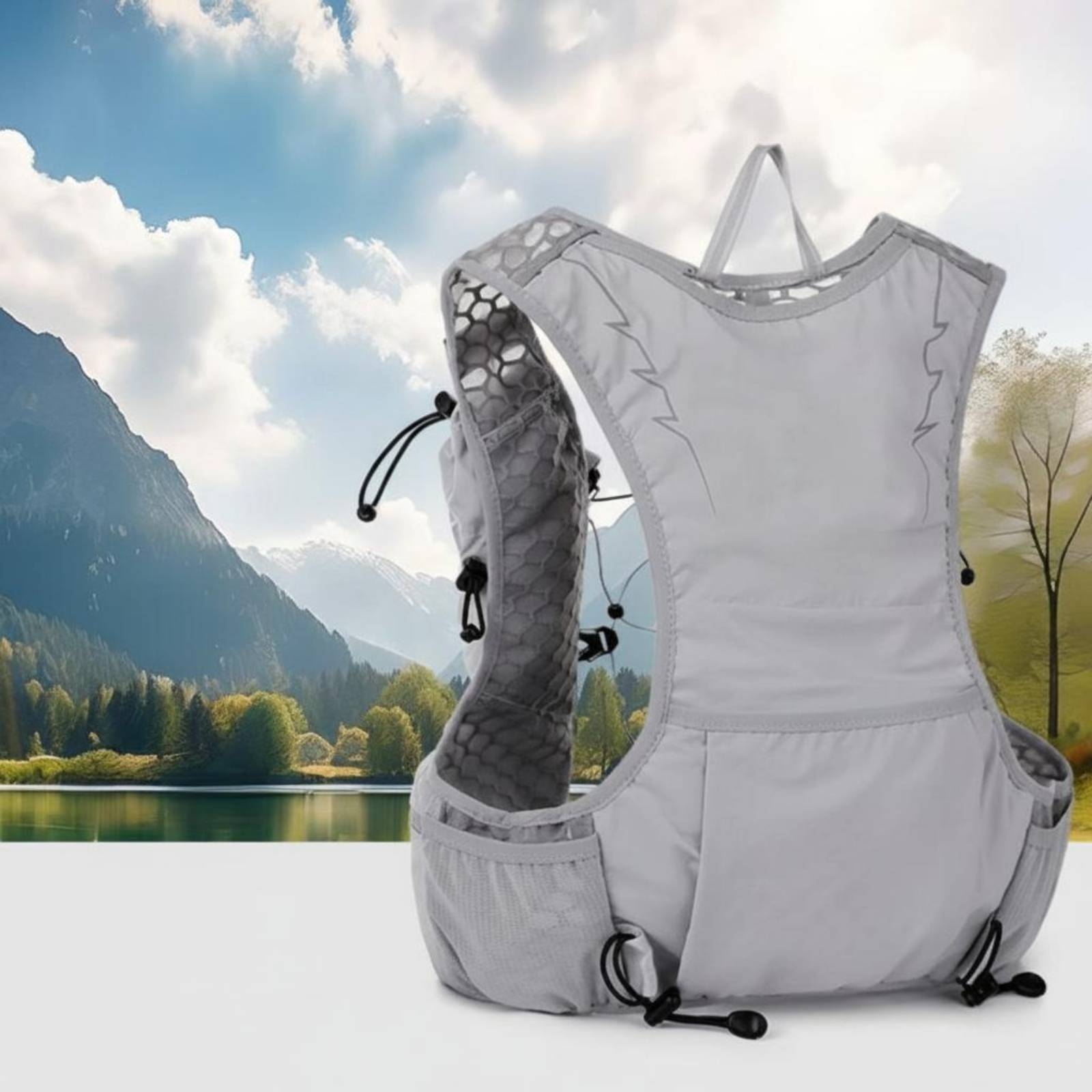 ハイドレーションベストバックパック 通気性メッシュ ランニン - Running Gear Design のレビューと価格