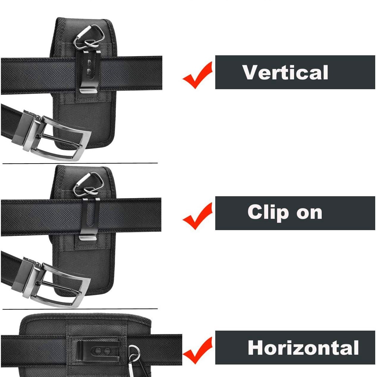 男性電話ホルスター携帯電話ループホルスターベルトクリップウエ - Running Gear Belt のレビューと価格