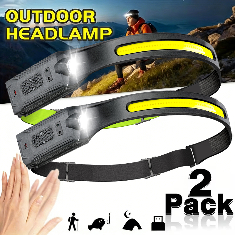 LED ヘッドランプ充電式 3 モード照明ヘッドライト懐中電 - Running Headlamp Led のレビューと価格