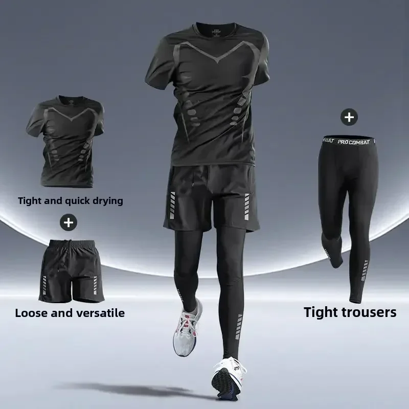 新しいメンズウェア ギア フィットネス ランニングセット タ - Running Gear Autumn のレビューと価格