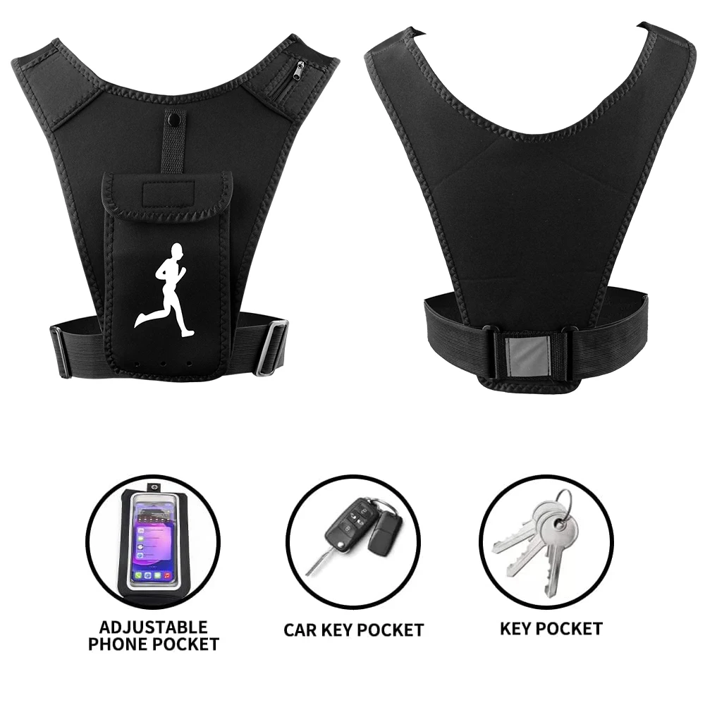 Xqqmxx-男性と女性のためのランニングベスト、電話ホルダ - Running Gear Train のレビューと価格