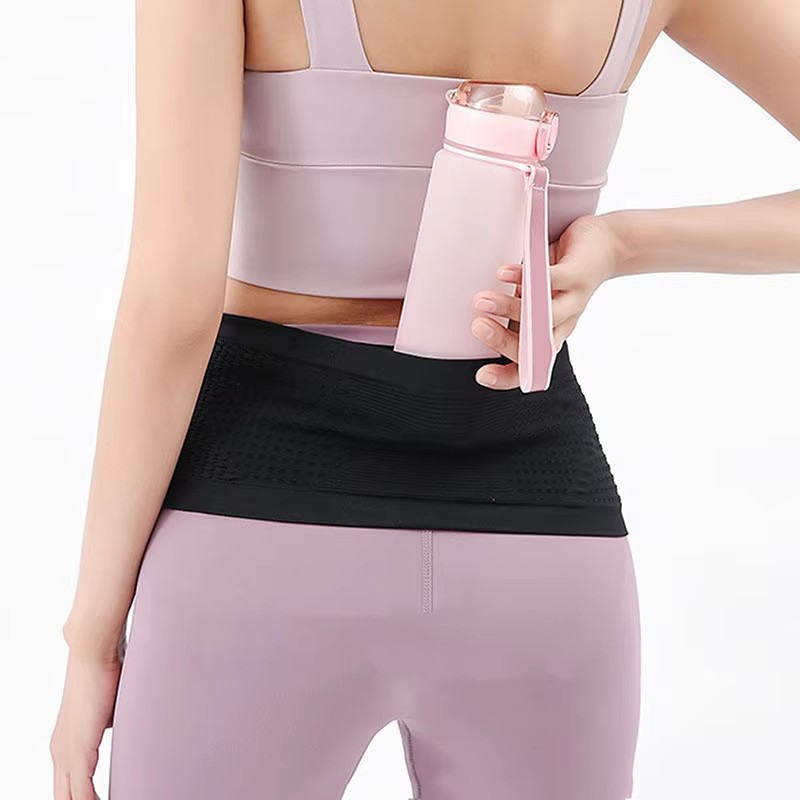 シームレスな目に見えないランニングウエストベルトバッグジムバ - Running Gear Kit のレビューと価格