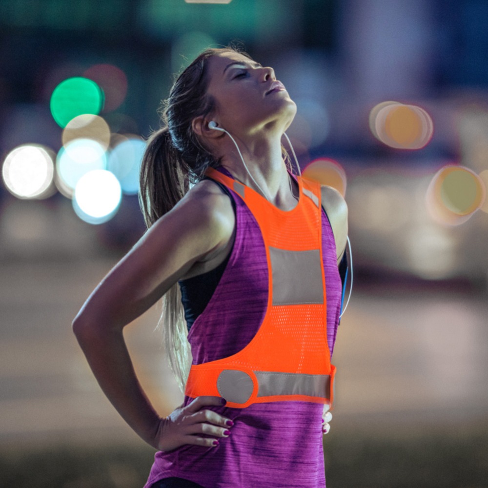 サイクリング高視認性反射ベスト 反射デザインサイクリングベス - Running Gear Design のレビューと価格