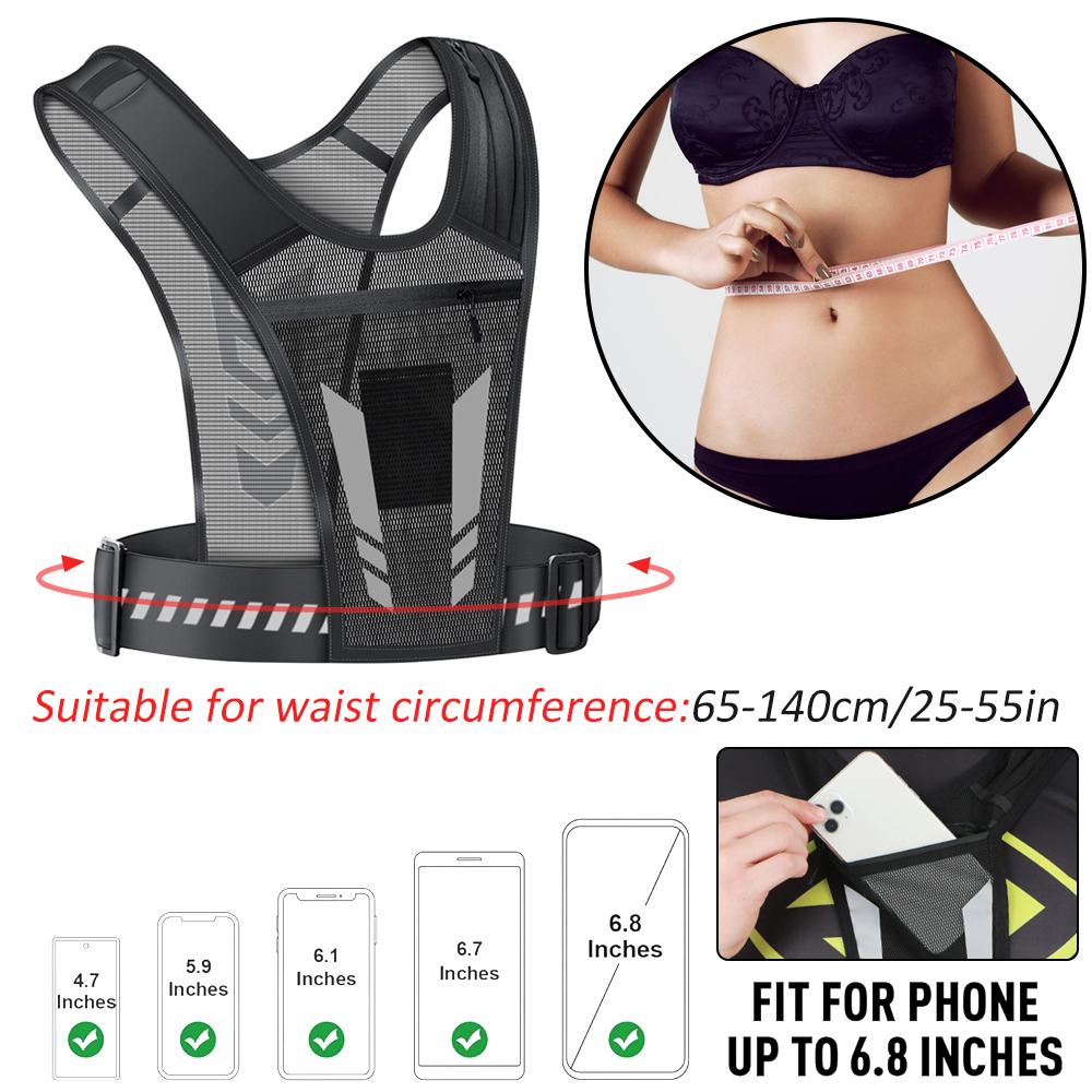 1pc ランニングベスト電話ホルダー男性女性用、防水携帯電話 - Running Gear Train のレビューと価格